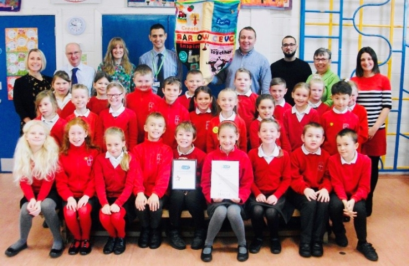 Barrow Primary Modeshift STARS award