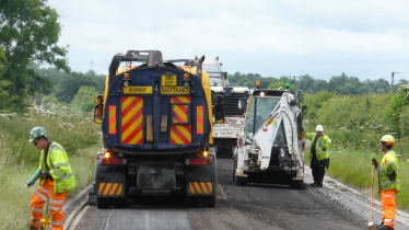 Highways resurfacing